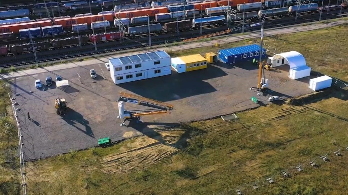 Drohnenflug Reference Construction Site  